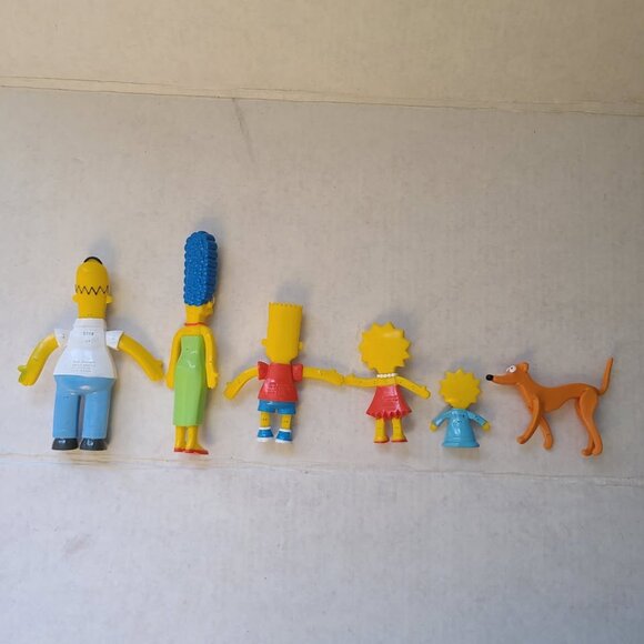The Simpsons Family Elastic Figures Set (Set Of 5 Figurines) - Picture 8 of 8